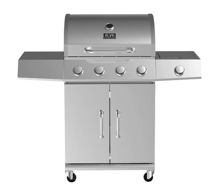 Alva Kalahari Gas BBQ 4 Burner Stainless Steel