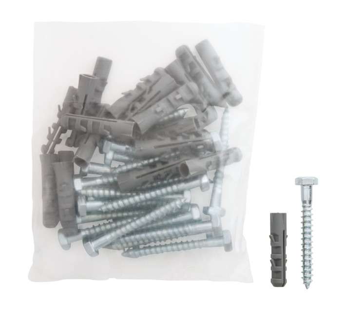 IKA Plastic Plug M8 with Coach Screw TP (20 Pack)