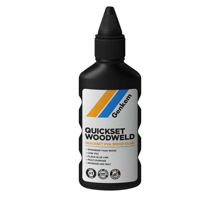 Genkem Quickset Woodweld - White (100ml)