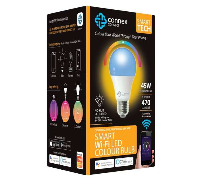 Connex Connect Smart Bulb 6W RGB A60 E27