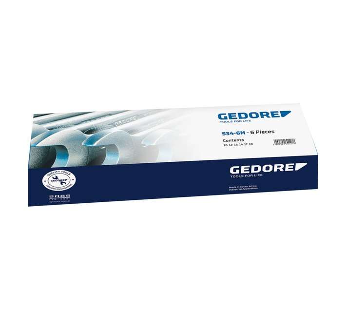 Gedore Spanner Swivel Socket Set 534/6m