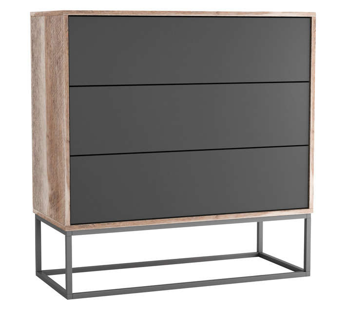 Home and Kitchen Holm Chest of Drawer - Mocha (800 x 350 x 770mm)