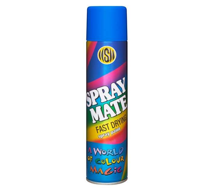 Spraymate Spray Paint Fast Drying - Electric Blue (250ml)