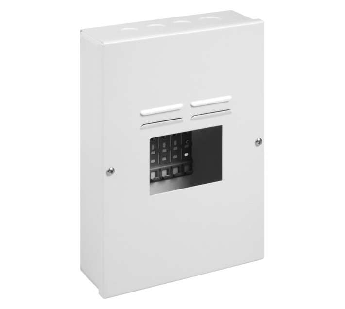 Proton Prepack G101 6 Way Surface No Door Distribution Board - White