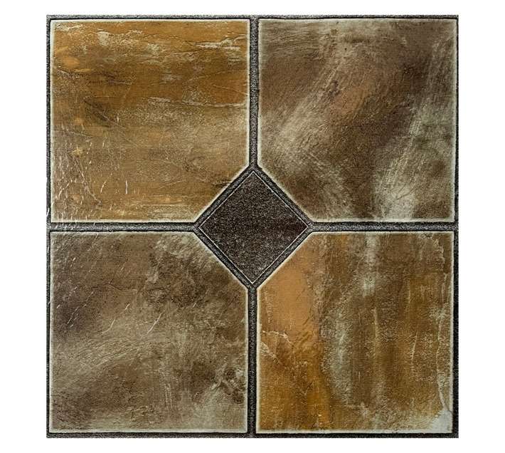 Multi-Flor Design Tile 7910 Self-Stick Vinyl Tiles - Light Brown (300 x 300mm)