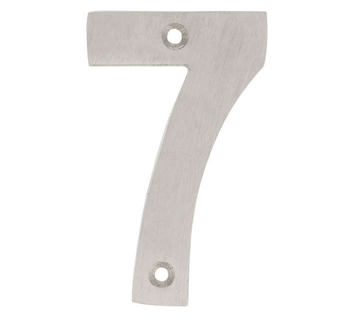 Euro Brass EB8047 Aluminium Numeral 7 (75mm)