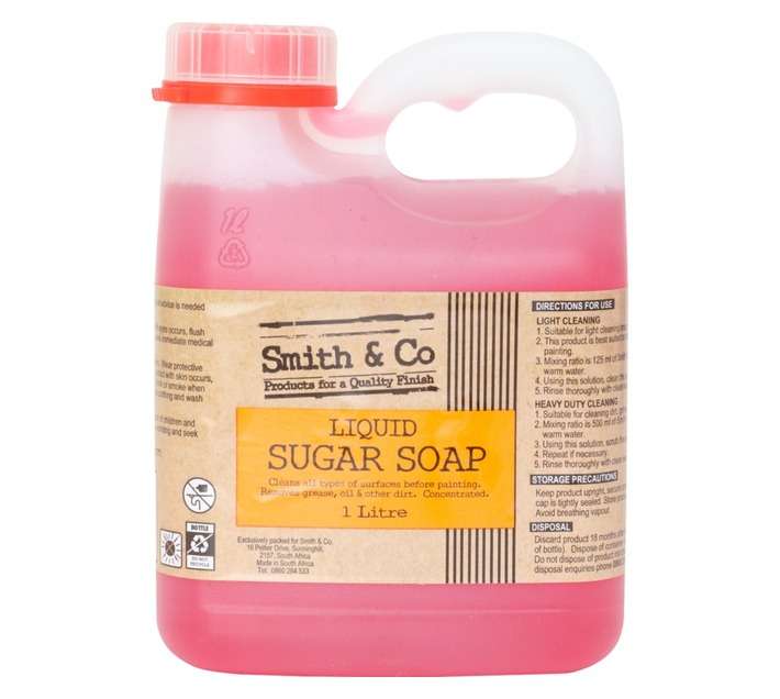 Smith and Co Liquid Sugar Soap - Red (1L)