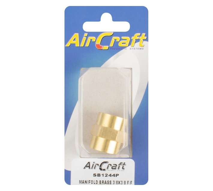 AirCraft Female Brass Manifold Connector (3/8 Inch)
