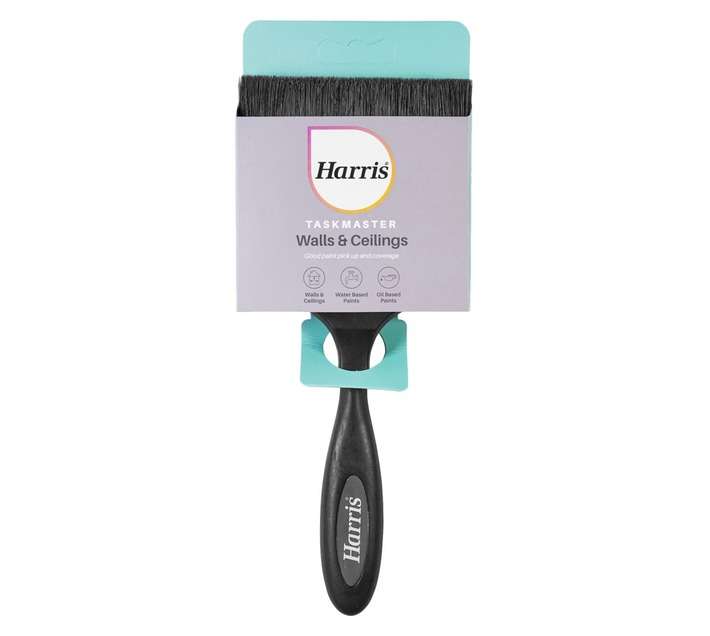 Harris Taskmaster Paintbrush - Black/Orange (100mm)