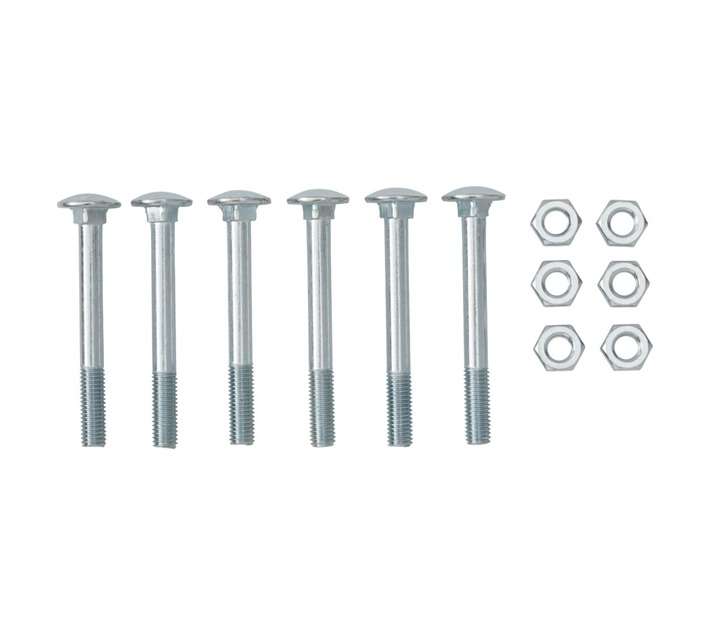 Eureka 10 x 90mm Cup Square Bolt and Nut (6 Pack)