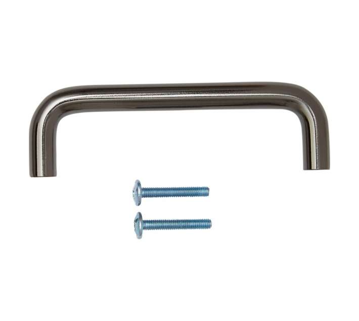 Home and Kitchen D Handle - Black Nickel (96mm)