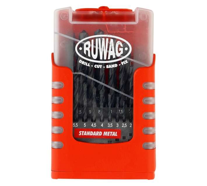 Ruwag 25 Piece HSS Drill Bit Set (25 Piece)