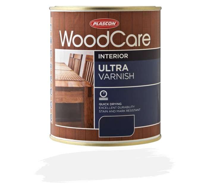 Plascon Woodcare Ultra Varnish Gloss - Clear (1L)