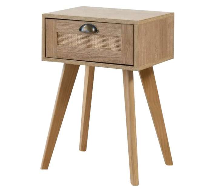Home and Kitchen Rattan Pedestal - Natural (400 x 300 x 595mm)