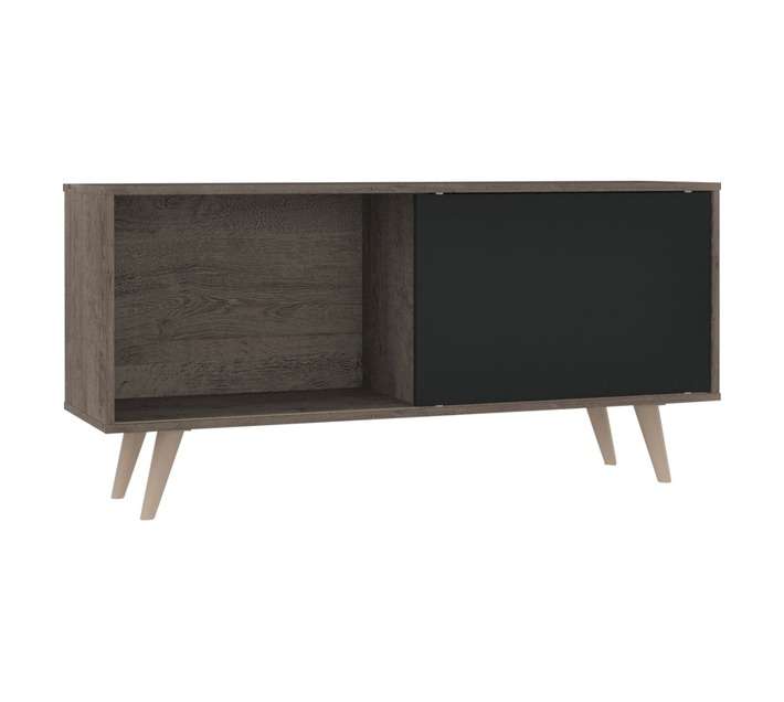 Click Furniture Malaga TV Stand - Rustic Brown/Black (340 x 1900 x 580mm)