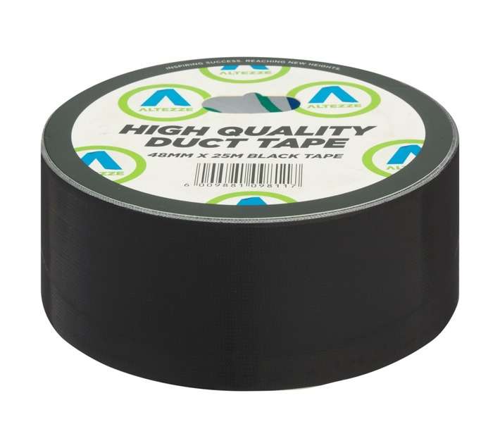 Altezze Duct Tape - Black (25m x 48mm)