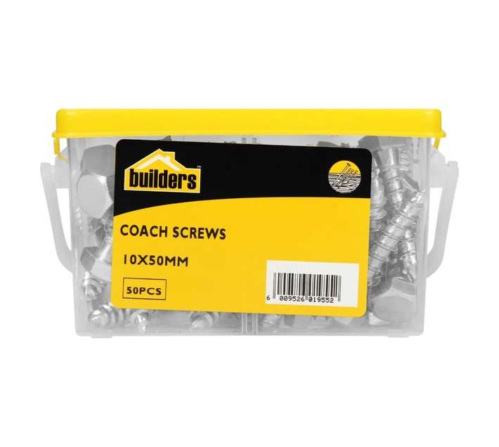 BP-CS1050-Q50 50 x Coach Screws (10 x 50mm)