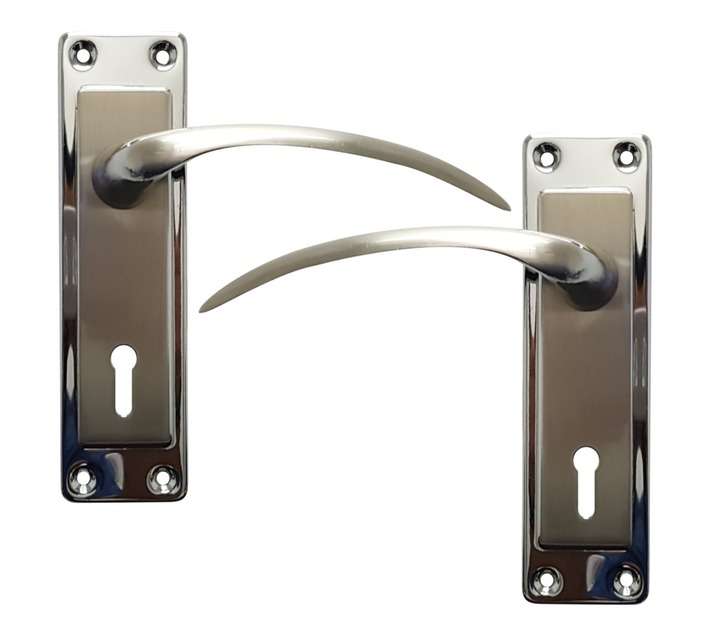 Dortello 6 Inch Steel Handle - Emerald Chrome Nickle