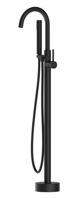 Lusso LSS1035B Reno Freestanding Bath Mixer with Hand Shower - Black