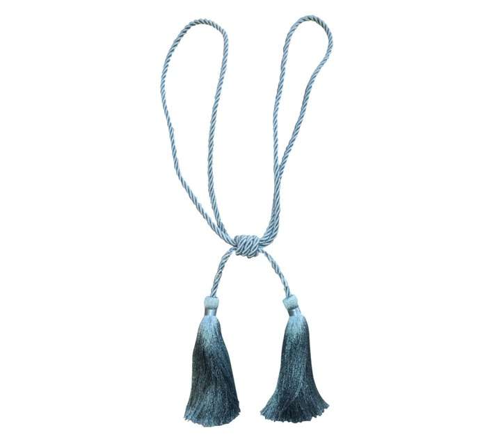 Design House Tieback with 2 Tassles - Silver