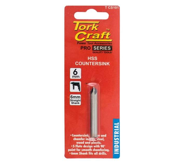 Tork Craft T CS101 High Speed Steel HSS Countersink (6mm)