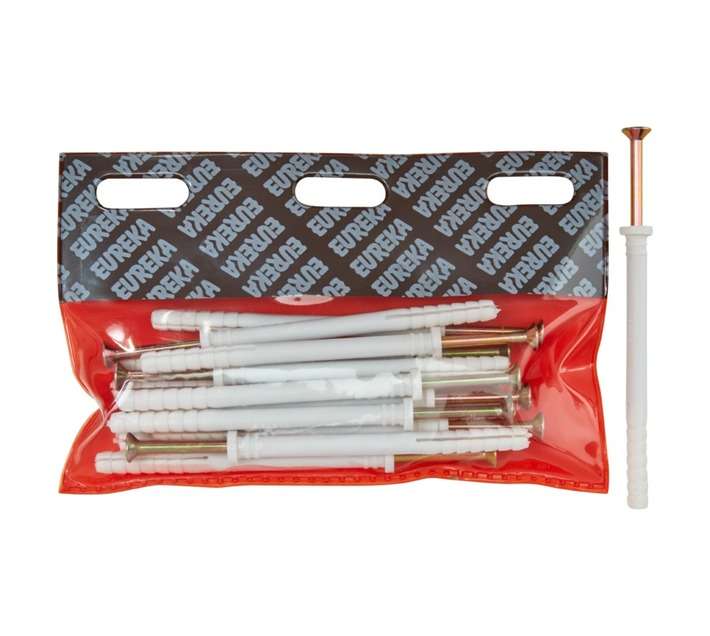 Eureka 6L70 8 x 100mm Nail In Rimmed - White (15 Pack)