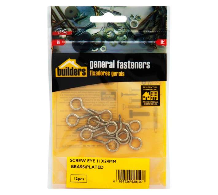 BP-SE11X24BP-12 12 x Eye Screws (11 x 24mm)