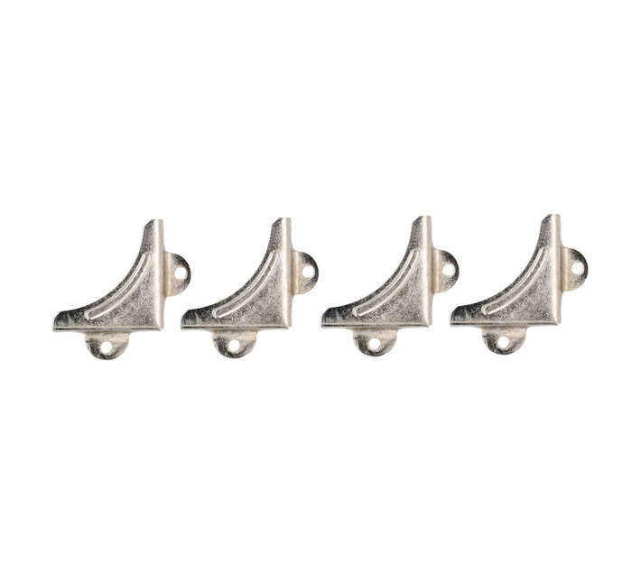 Dejay Large Mirror Corner - Nickle Plated 6mm (4 Piece)