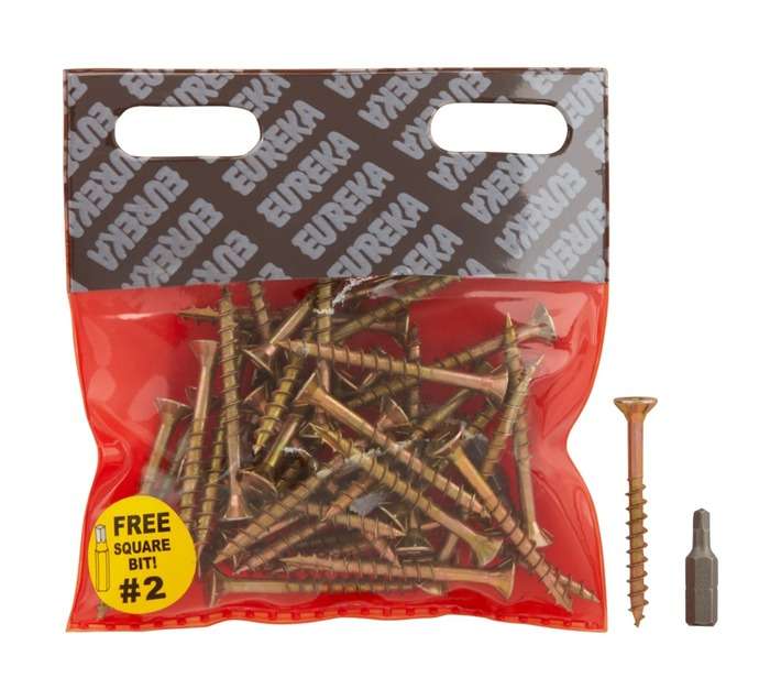 Eureka 1FB70U 5 x 50mm Cut Screw Smooth Shank (35 Pack)