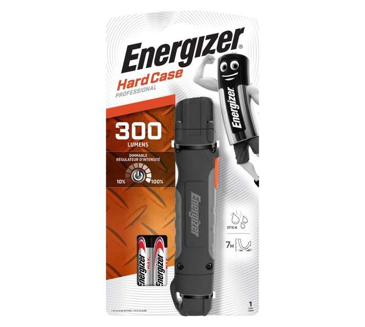 Energizer Hard Case LED Torch - Black