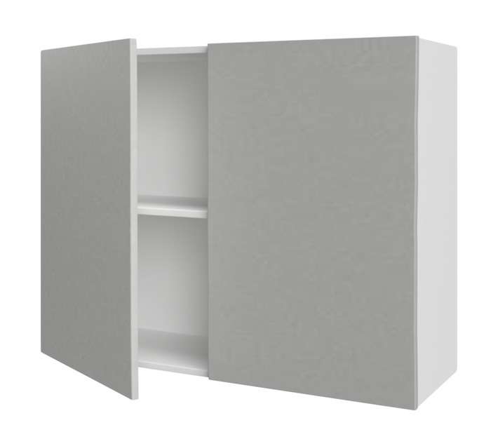 Home and Kitchen Melamine Top Cabinet Unit - Stone Grey (900 x 300 x 720mm)