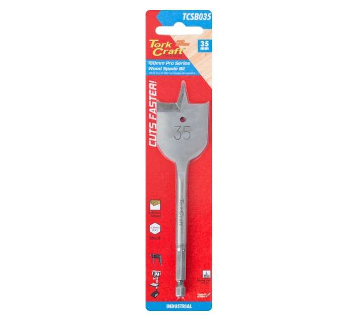 Tork Craft Pro Series Spade Drill Bit (150 x 35mm)