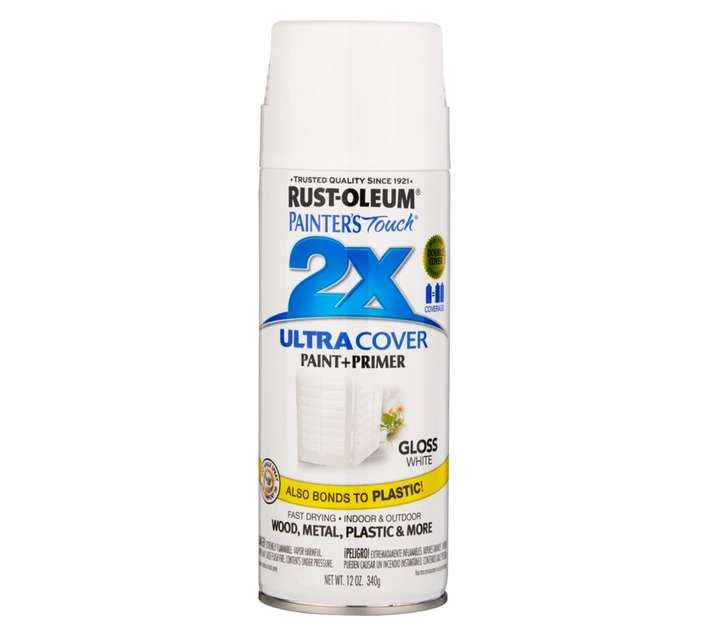 Rust-Oleum Spray Paint Touch 2X Ultra Cover - Gloss White (340g)