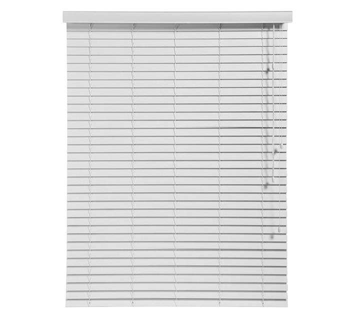 DH 50mm Fauxwood Venetian Blind - White (2200 x 1600mm)
