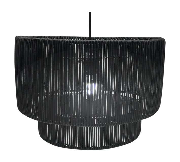 Design House Wicker Pendant Light - Black