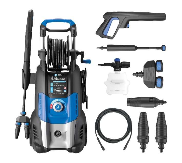 AR Blue Clean DTS 4.0 TWIN FLOW Pressure Washer - Black/Blue (2500W)