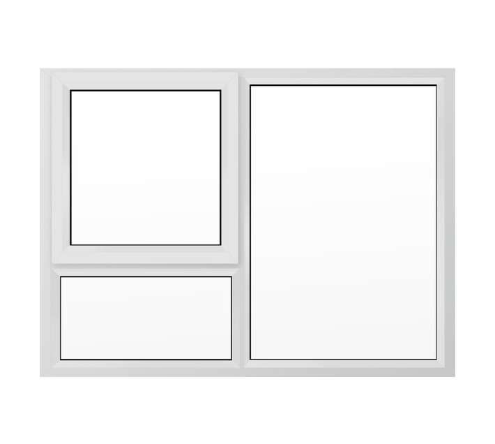 Alglasico Top Hung Aluminium Window 1 Vent - Natural (1200 x 900mm)