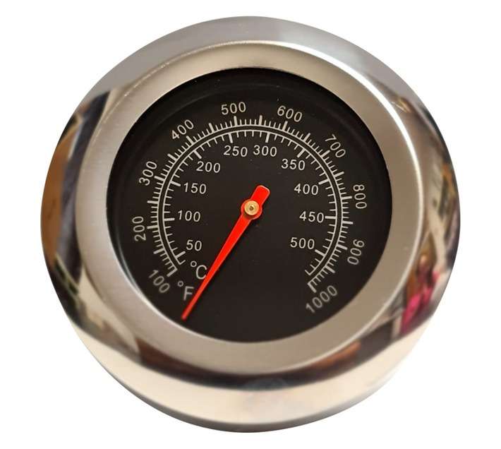 Lifespace Universal Replacement Braai Thermometer - Black Face