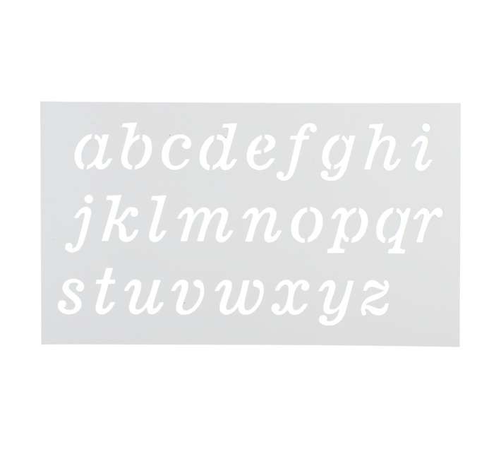 Unlimited L/C 25 Alphabet Stencil (210 x 100mm)