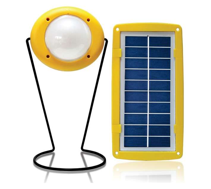 Sun King Solar Charger and Lamp - Yellow/Black (230 x 100 x 15mm)