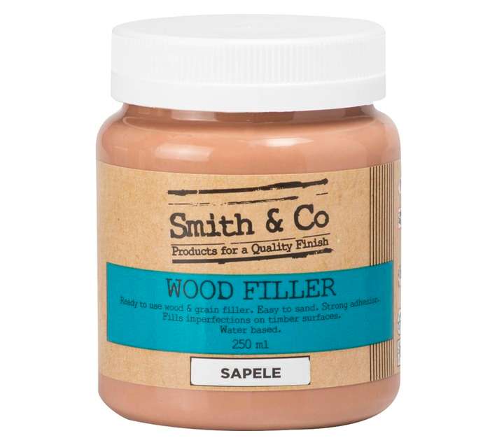 Smith and Co Wood Filler - Sapele (250ml)