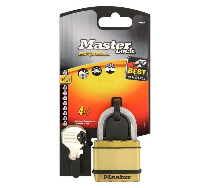 Master Lock Excell Padlock - Laminated Oct (50mm)