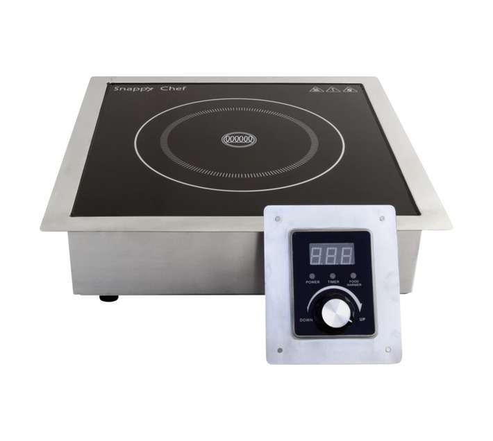 Snappy Chef Induction Hob (350 x 350 x 100mm) Black/Silver SCF004