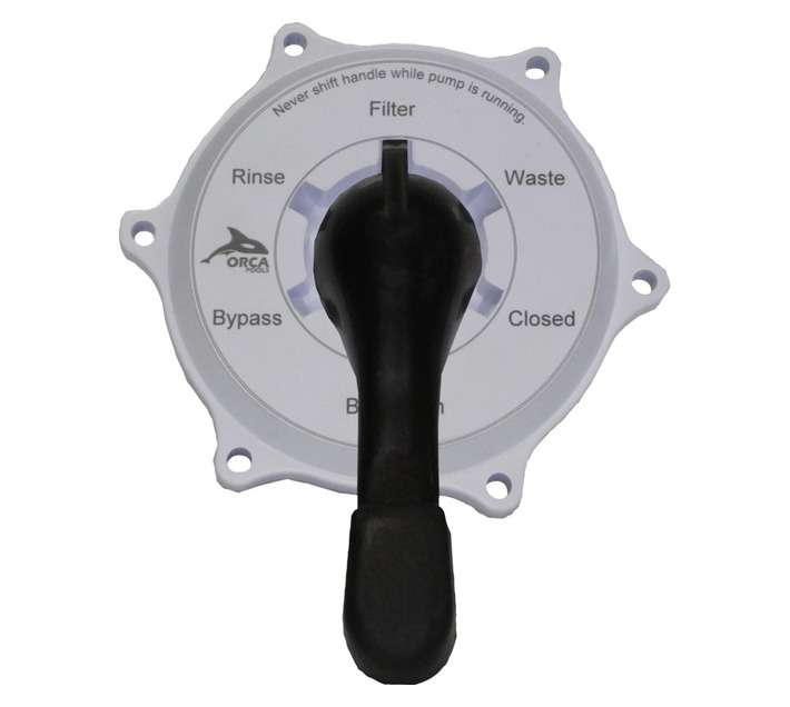 Orca Multi Port Vavle Top and O Ring - White