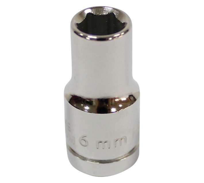 Mastercraft Â¼" Drive 6 Point Socket (6mm)