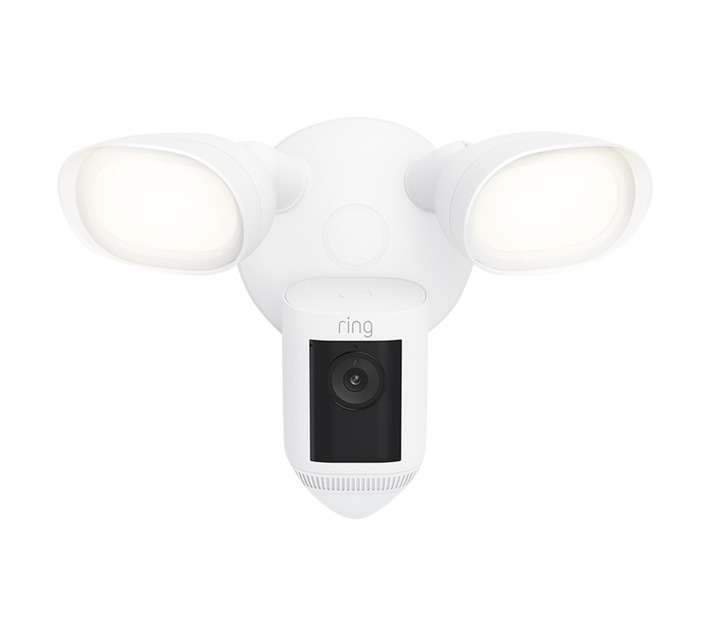 Ring Wired Camera Pro with Floodlight - White