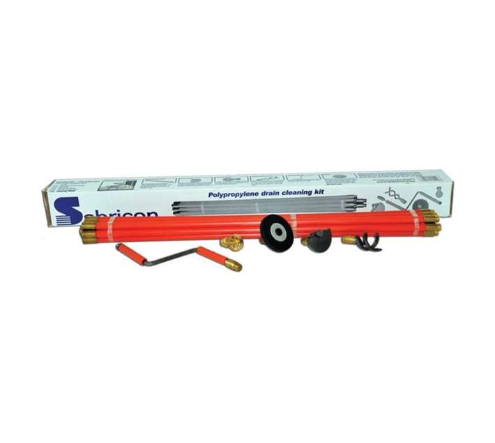 Sabricon Polypropelene Drain Cleaning Kit - White