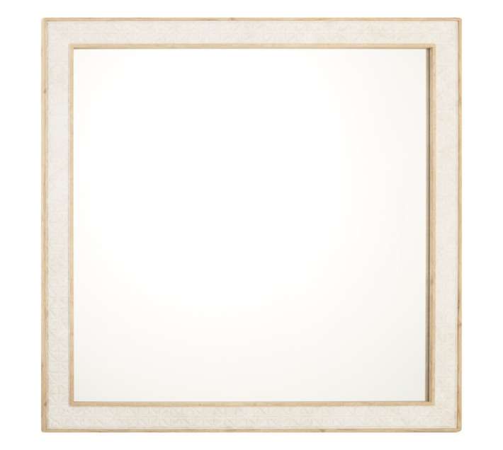 Design House Mirror - White/Gold (600 x 600mm)