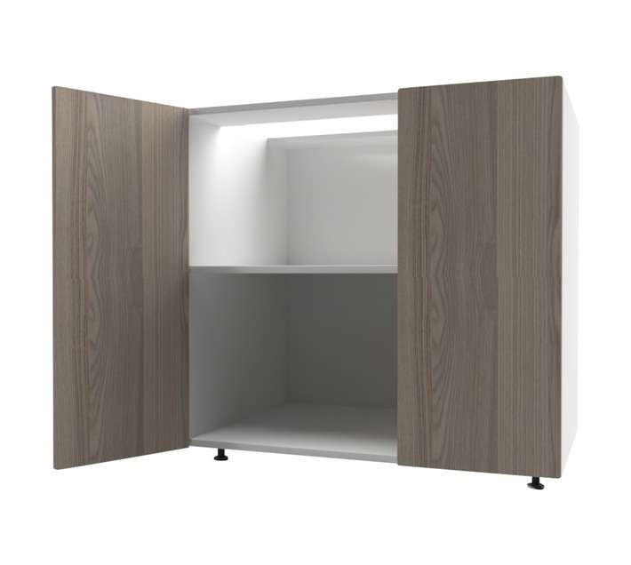 Home and Kitchen Melamine Base Cabinet Unit - Coimbra (900 x 560 x 720mm)
