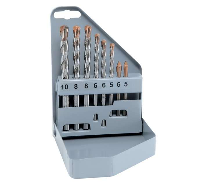 Alpen 8 Piece Profi Keramo Glass and Tile Drill Bit Set ALP KSBF8
